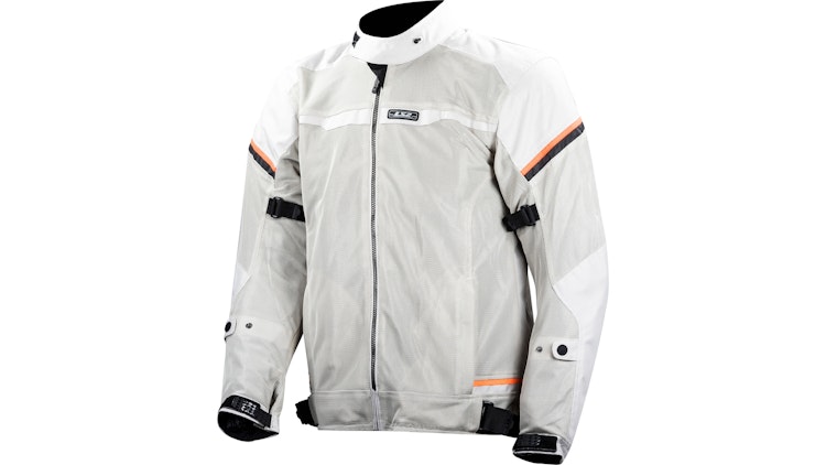 LS2 Riva Jacke Grau / Orange Herren Gr.5xl