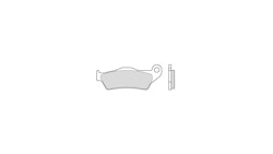 Brembo Bremsbelag Typ 78, Sintermetall, Bremsbelag "07BB04 Genuine Part" Beläge der Erstausrüstung