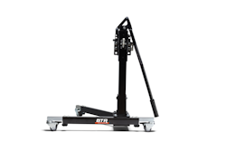 Zentralständer EVOLIFT® Grundständer mit Rollen Black Ops Edition (Grundfarbe: Schwarz)