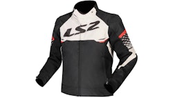 LS2 Apex Jacke Schwarz / Weiß / Rot Herren Gr.xl