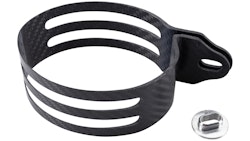 LeoVince Halteschelle 4A Oval 125mm x 95mm, für X3 Schalldämpfer, Halteschelle "X3" Carbon